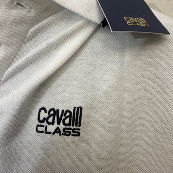 Cavalli Classic Embroidered Polo Medium New with tags 100% cotton - Picture 2 of 4